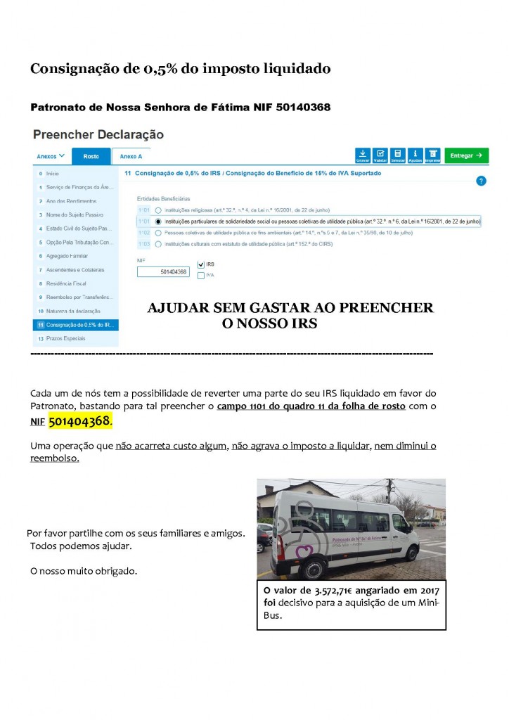 Consignação de 2017x