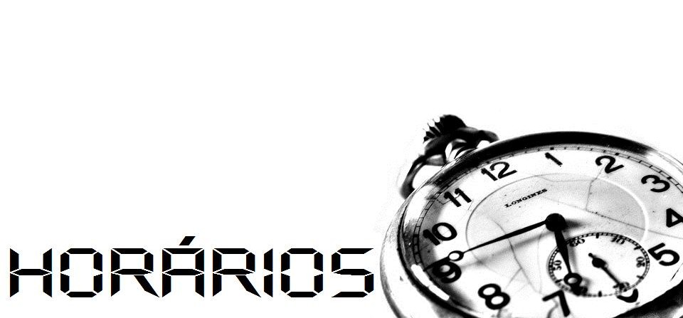HORÁRIOS DE VERÃO