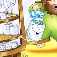 Até um copo de água !